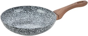 PATELNIA GRANITOWA 28cm GRANIT WOOD KINGHOFF KH-10