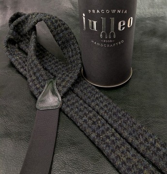 ЗЕЛЕНЫЙ МОСТ С ПУГОВИЦАМИ, HARRIS TWEED WOL