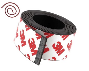 TAŚMA MAGNETYCZNA 3M SAMOPRZYLEPNA 10mm/1,5mm /5m