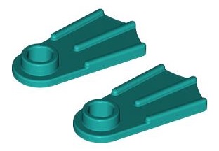 LEGO płetwy nurka ciemny turkus 2 szt 29161 2599