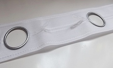 Taśma z Przelotkami 8 cm do Firan Zasłon Złote Przelotki