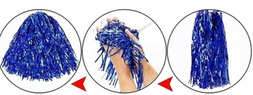 ПОМПОНЫ ТАНЦЕВАЛЬНОЙ ЧИРЛИДЕРКИ КОСТЮМ ЧИРЛИДЕРШКИ С ПОМПОНАМИ 2 шт. РОЗОВЫЙ