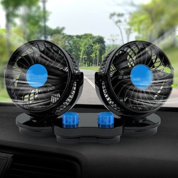 ПОРТАТИВНЫЙ КОНДИЦИОНЕР С ДВОЙНЫМ АВТОМОБИЛЬНЫМ ВЕНТИЛЯТОРОМ, РЕГУЛИРУЕМЫЙ НА 360°