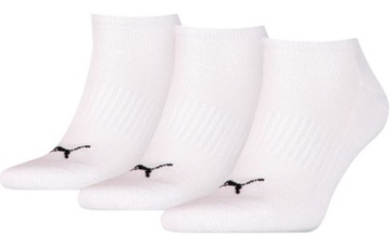 Bawełniane skarpety PUMA 90794202 3PAK białe 43-46