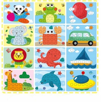 Развивающая игрушка-пазл-ежик-сфера 14 шт.