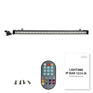 WODOODPORNA LISTWA OŚWIETLENIOWA BELKA LED IP65 STEROWANIE SMARTFONEM PILOT