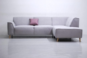 РЖ НОВЫЙ МОДЕРН УГЛОВОЙ диван, ткань, диван, СЕРАЯ ТКАНЬ БОНель