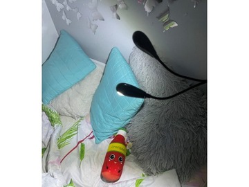 PODWÓJNA LAMPKA DIODY LED USB Z KLIPSEM DO CZYTANIA PRACY BEZPRZEWODOWA