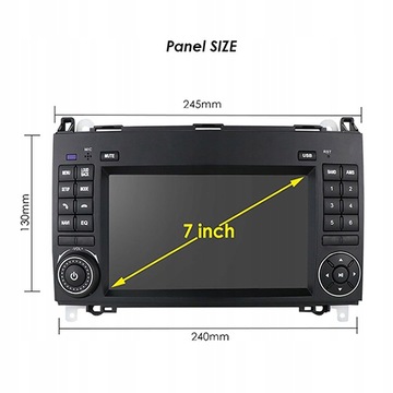 РАДИО GPS ANDROID MERCEDES W245 W639 W906 SPRINTER