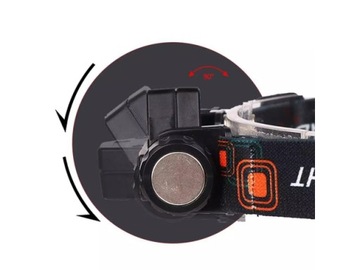 Налобный фонарь COB 4в1 с магнитом LAMPK