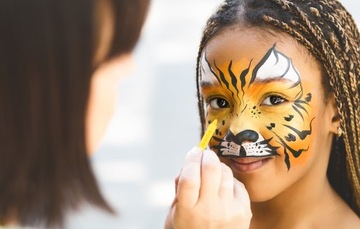 ВЫРЕЗНЫЕ МАШИНЫ ДЛЯ КРАСКИ ЛИЦА, СЕРТИФИЦИРОВАНЫ CE, 6 ЦВЕТОВ, 6,5 см