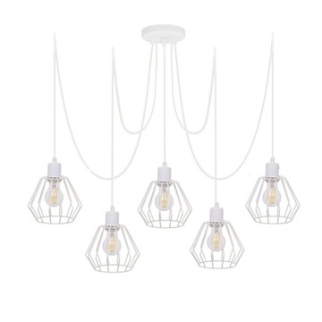 LAMPA WISZĄCA METAL ŻYRANDOL PAJĄK SPIDER DIAMENT