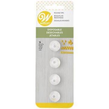 Wilton Zestaw 4 Tylek Plastikowych Nr 6