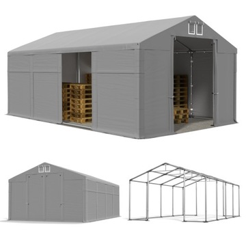 Namiot Magazynowy 8x8m / 2,5m Handlowy Garażowy MAGNUS