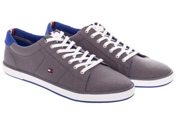 TOMMY HILFIGER BUTY MĘSKIE TRAMPKI HARLOW 1D GREY r.40