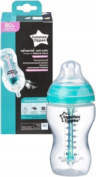 Tommee Tippee Butelka Antykolkowa 340ml Smoczek Pierś Redukcja Kolki