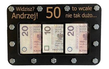 RAMKA NA URODZINY KLATKA TABLICZKA 30-90 lat