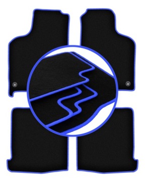 Koberce do auta Blue pro: Volkswagen Lupo 3L hatchback 1997-2005