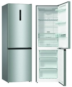 Lodówka NoFrost Gorenje NRK6192AXL4 204/96l 185cm MultiFlow 360 srebrna