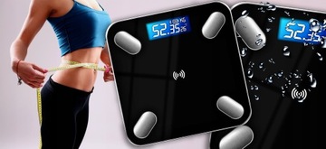 АНАЛИТИЧЕСКИЕ ВЕСЫ ДЛЯ ВАННОЙ ТОНКИЕ 180 КГ SMART+ 31 в 1 ANDROID iOS ТОЧНОСТЬ