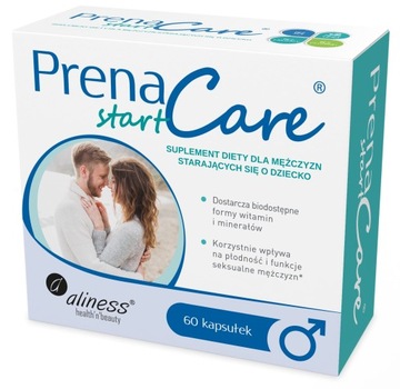 ALINESS PrenaCare START DLA MĘŻCZYZN PŁODNOŚĆ LIBIDO 60 kaps