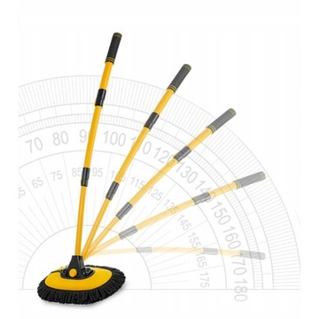 SZCZOTKA TELESKOPOWA DO MYCIA AUTA SAMOCHODU ZESTAW SAMOCHODU 50-102cm