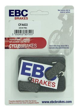 KLOCKI ROWEROWE EBC ORGANICZNE AVID/SRAM GUIDE R / RS / RSC / T / ULTIMATE