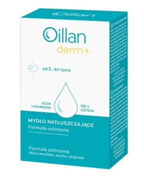 Oillan derm+ mydło natłuszczające od 1 dnia 100g