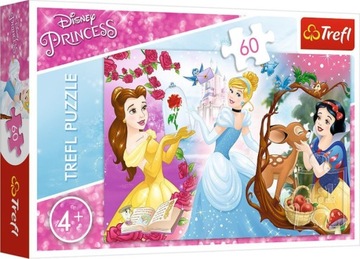 PUZZLE 60 EL PRINCESS ZAPROSZENIE NA BAL TREFL 4+