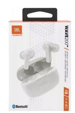 БЕСПРОВОДНЫЕ НАУШНИКИ JBL WAVE 200 TWS БЕЛЫЕ