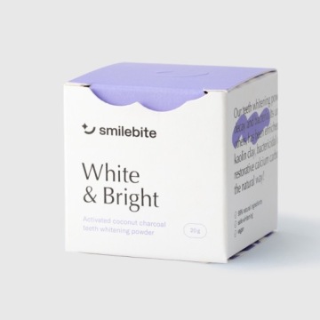 SMILEBITE Порошок для отбеливания зубов Vegan Smile Bite