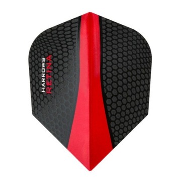 PIÓRKA DO DARTA HARROWS RETINA CZERWONY