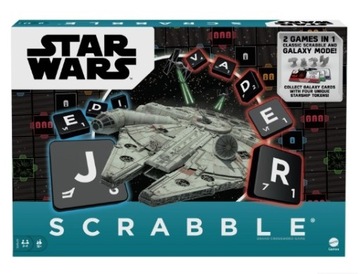 Scrabble Star Wars Gwiezdne Wojny planszówka prezent NOWA