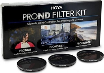 Hoya PRO ND Filter Kit 8/64/1000 62mm