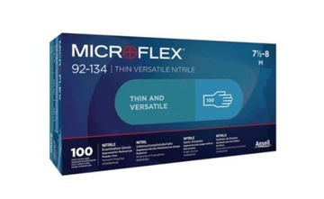ANSELL 92-134 MICROFLEX rękawice NITRYLOWE 100 r.S