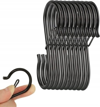 КРЮЧОК КРЮЧОК S-ФОРМЫ ВЕШАЛКА ДЛЯ ТРУБНОГО СТЕРЖНЯ 10 шт.