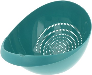 S6 2w1 DUŻA MISKA CEDZAK SITKO DURSZLAK OCIEKACZ MISA NA OWOCE WARZYWA KOL