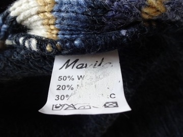 NAVILA SWETER MĘSKI 50% WEŁNY S/M