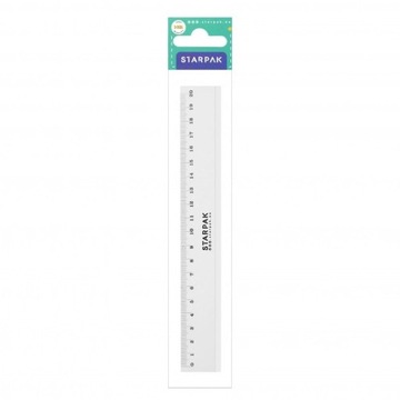 LINIJKA PLASTIKOWA 20CM STK, STARPAK