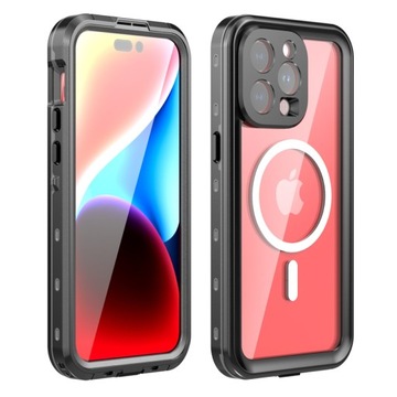 Etui wodoodporne pancerne do iPhone 15 Pro case
