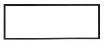 DREWNIANA RAMKA RAMA na ZDJĘCIA PLAKAT OBRAZY 100x35 35x100 cm CZARNA