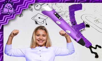 3D-ручка для детей, 3D-принтер Magic, 3D-ручка со сменными стержнями 160 метров