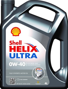SHELL HELIX ULTRA OIL 0W40 4л + 1л = 5л