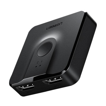 UGREEN PRZEŁĄCZNIK SWITCH ROZDZIELACZ 2W1 HDMI 2.0 4K@60 HZ 20CM