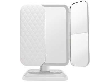 Косметическое зеркало со светодиодной подсветкой, Выдвижное зеркало для макияжа премиум-класса