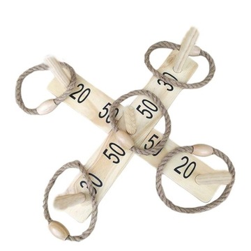 RZUCANIE RINGI DREWNIANE GRA DO ZEBRANIE PARTYJNE