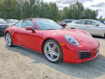 Porsche 911 991 Carrera 4/4S Cabrio Facelifting 3.0 370KM 2017 Porsche 911 911 TARGA RED 3.0 3.0 Benzyna 370KM, zdjęcie 1