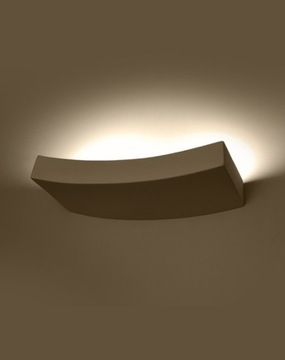 Kinkiet Ceramiczny HATTOR Biała Lampa Ścienna LED