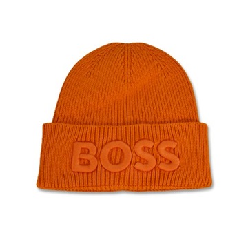 Czapka typu beanie Hugo Boss bawełniana 50476440