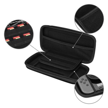 УЛУЧШЕННЫЙ ЧЕХОЛ ДЛЯ NINTENDO SWITCH OLED ЧЕРНЫЙ